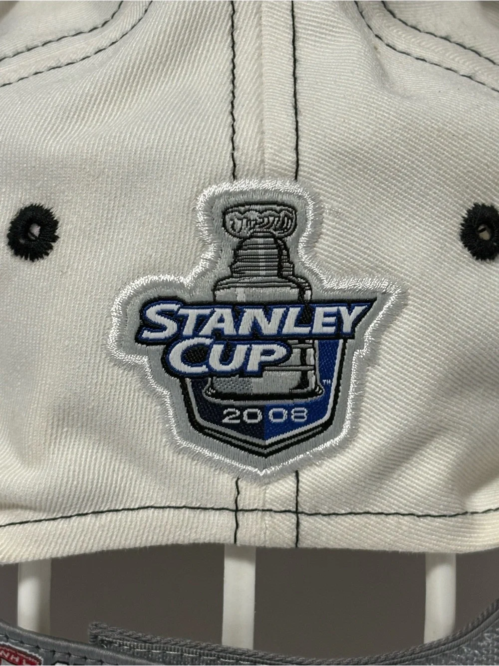 NHL Detroit Red Wings Gray and Red Conference Champions Hat